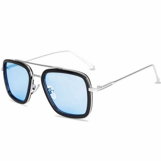 WiseGoods Luxe Zonnebril Tony Stark Bekend Van Iron Man - Retro - Zonnebrillen - Zomer - Bril - Brillen - Kleding Accessoires van WiseGoods