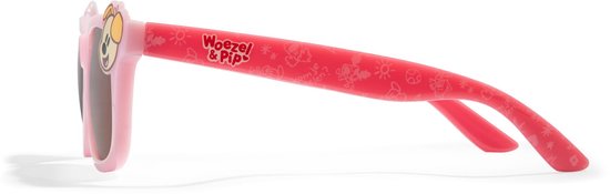 Woezel & Pip kinderzonnebril - roze - sunglasses - zonnebril - 2 tot 5 jaar van Merkloos