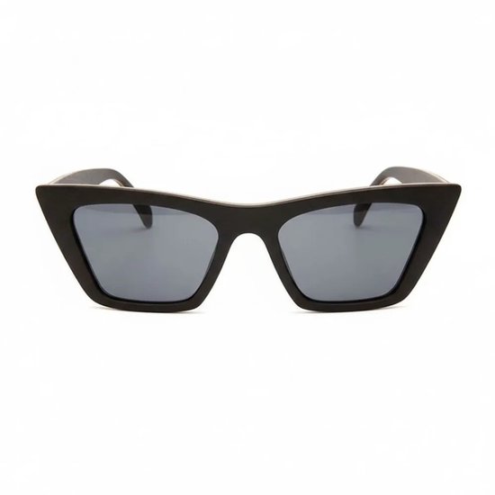 Wooda® Houten Zonnebril Cateye - Bruin Houtaccent - Gepolariseerd - Wooda Cami Gris van Merkloos