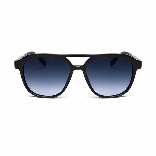Wooda® Zonnebril Aviator – Blauw – Gepolariseerd – Wooda Roca Llisa Black Azul