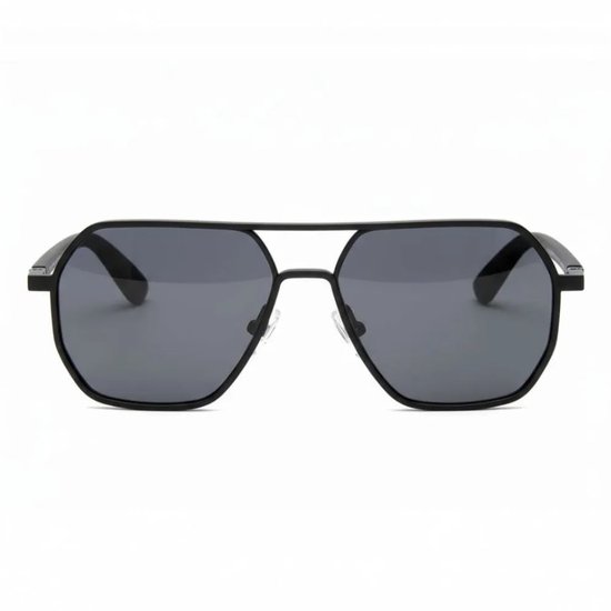 Wooda® Zonnebril Aviator – Zwart – Gepolariseerd – Wooda Gerret Black Gris