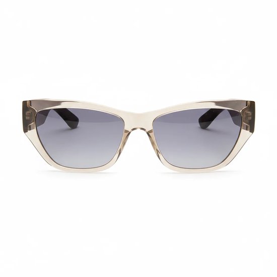 Wooda® Zonnebril Cateye – Grijs Transparant – Gepolariseerd – Wooda Bellotera Grijs Verloop
