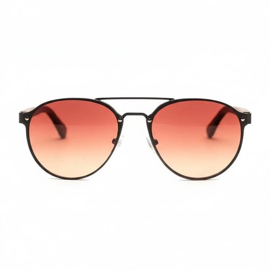 Wooda® Zonnebril Rond – Zwart – Gepolariseerd – Wooda Cala Roja Black Rojo Dégradé