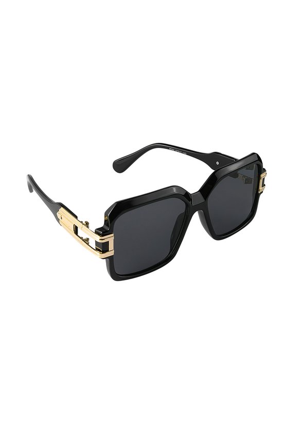 YEHWANG - Cool Frame zonnebril - Zwart - Goud van Ye