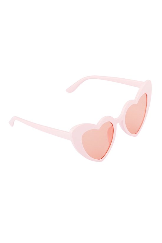 YEHWANG Zonnebril love is in the air - roze van Ye