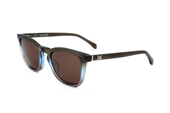 Zadig & Voltaire SZV283 GREEN GRAD. AZURE 51/20/140 UNISEX Zonnebrillen van Merkloos