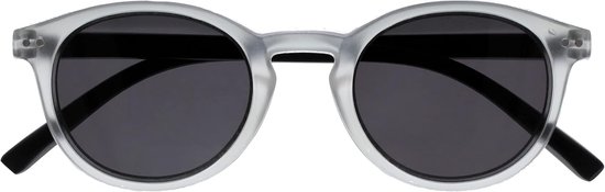 Zen Klein Lichtgewicht Mannen Vrouwen Doorzichtig Kristal Mat Zwart Armen Zon Lezers UV400 S24-C +0,00