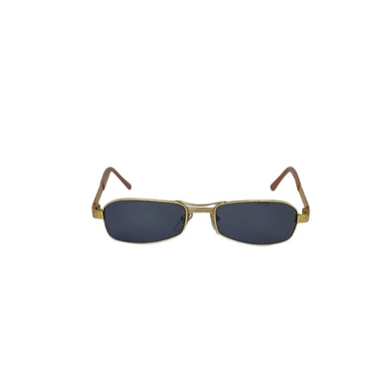 Zonnebril BUSINESS MODE - Sjiek Model Bril - UV 400 - Goud / Zwart / Bruin - Shades - Man van Merkloos