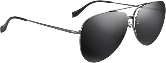 Zonnebril Clip-on - Magnetische Bril - Bescherming Tegen Zon - Gepolariseerde Glazen - Groot Frame - Zwart