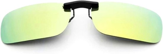 Zonnebril Clips - Gepolariseerde Clips - Bescherming Tegen Zon - UV400 Gepolariseerd - 3 x 7 x 12 cm - Goud