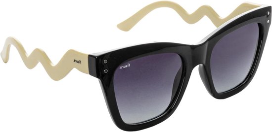 Zonnebril Dames - Polarized Bril - Bescherming Tegen Zon - UV400 Bescherming - 147 mm Breedte - Zwart van Merkloos