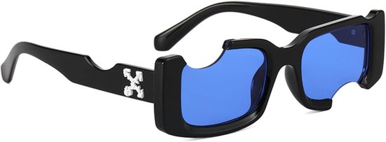 Zonnebril Designer Rechthoek Kleine Frame Gepersonaliseerde - Zomer Buiten Hip Hop Gat Shades Voor Mannen Vrouwen van Merkloos