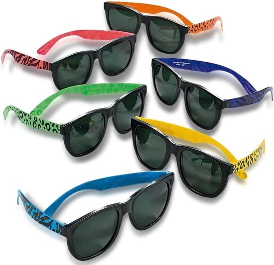 Zonnebril - Dierenprint bril - Feestaccessoires - Lichtgewicht frame - 16.21 x 5.21 x 3.99 cm - Dierenprint van Merkloos