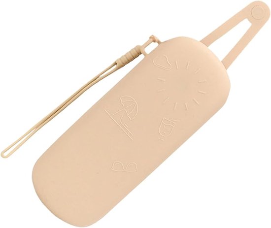 Zonnebril Etui - Brillenhoes Opbergtas - Reizen Outdoor - Magnetische Sluiting - 7x3x18cm - Lichtgroen