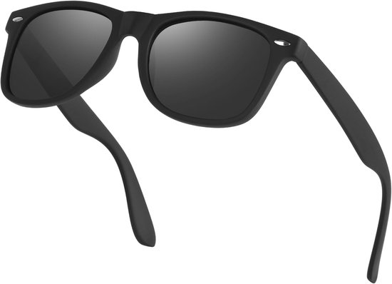 Zonnebril Heren Vierkante Retro Zonnebril UV400 Bescherming Klassieke Shades voor Heren Dames Rijden Vissen Sport