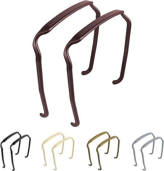 Zonnebril look haarband - diadeem - sunglasses look - tiktok - Bruin - 2 Stuks van KIDS OF THINGS