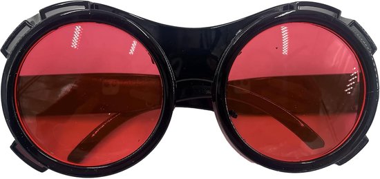 Zonnebril met glazen in Willy Wonka design voor filmkostuums, Halloween en carnaval