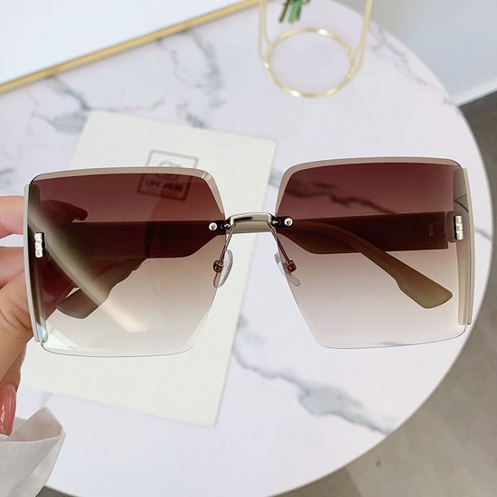 Zonnebril met Groot Montuur – Gepolariseerd – Ultralicht Gewicht – Coffee van BIRKENSPANNER