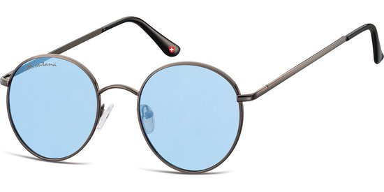 Zonnebril montana fs85 metaal blauw van Montana.