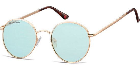 Zonnebril Montana metaal goud van Montana.