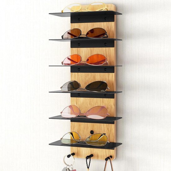 Zonnebril Opbergorganizer en Display Rack voor Wandmontage