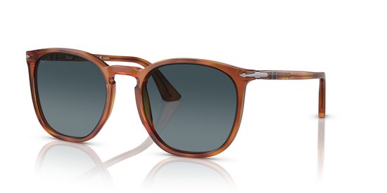 Zonnebril Persol 0P03343S 96-56 53 Terra Di Siena Light Blue van Persol