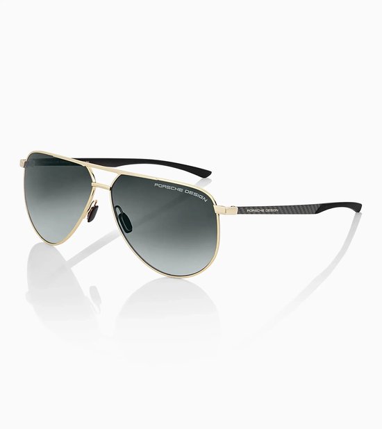 Zonnebril Porsche Design P8962 D 226-64-12-145- zwart/goud van Porsche Design