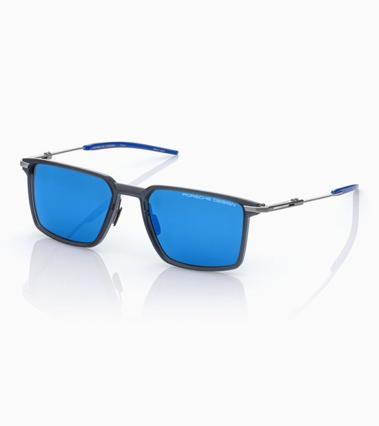Zonnebril Porsche Design P8986 -55D264 55-20-145- zwart/zilver/blauw van Merkloos