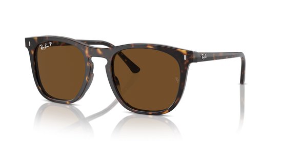 Zonnebril Ray-Ban -0RB2210-902/57 Havana Polar Brown van Ray-Ban