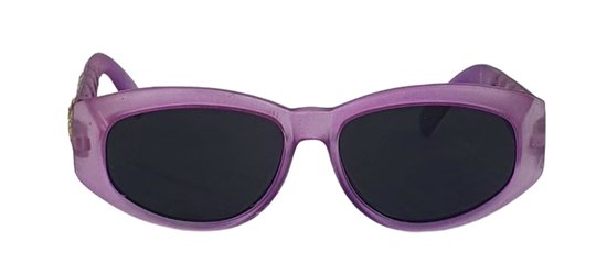 Zonnebril REBECCA - Bril - UV 400 - Paars / Goud  - Ovaal - Shades - Dames - John Lennon - Zomer van Merkloos