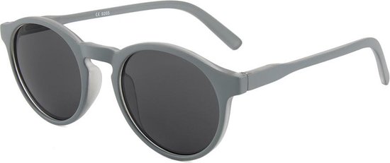 Zonnebril Rond Grijs van Merkloos