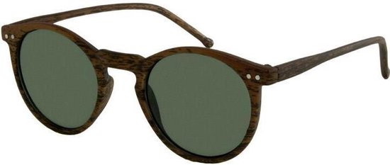 Zonnebril Rond Houtlook 1 van Lacoste