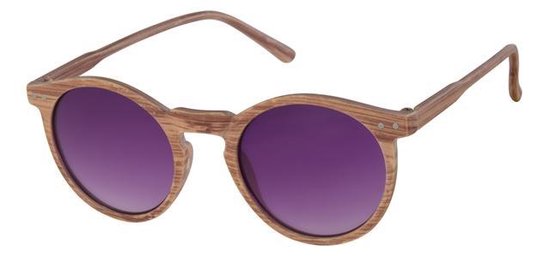 Zonnebril Rond Houtlook 6 van Aloha