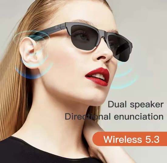 Zonnebril - Speaker Zonnebril - Unisex van Merkloos