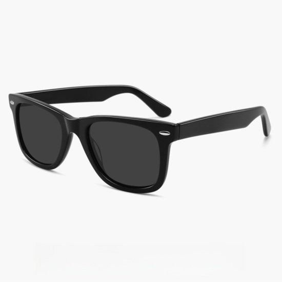 Zonnebril - Unisex - Gepolariseerd - UV400-bescherming - Retrostijl, geschikt voor autorijden, fietsen, sporten, vissen, reizen en andere gelegenheden. van Merkloos