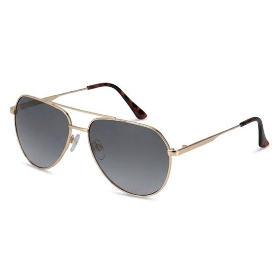 Zonnebril Unisex - Pilotenvorm - Metalen Frame - Getinte Glazen - Inclusief Etui - Aangename Pasvorm - Pilotenbril