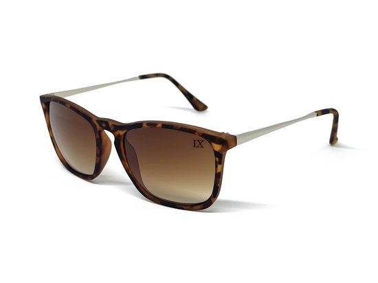 Zonnebril - Unisex zonnebril - Heren zonnebril - Dames zonnebril - Stijlvolle Zonnebril - Zilverkleurig - Bruin - UV bescherming - UV beschermend - Duurzaam - Recycled van Merkloos