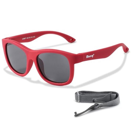 Zonnebril voor Baby's van 1-3 Jaar - Flexibel, Verstelbaar en Gepolariseerd met UV400 Bescherming - Unisex Kinderzonnebril van Grech & Co.