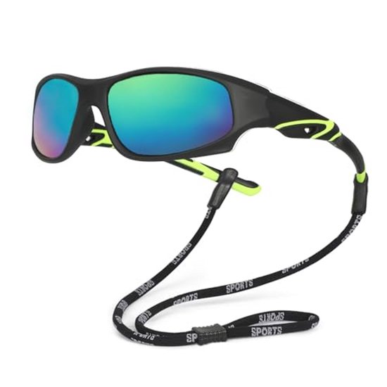 Zonnebril voor Kinderen - Gepolariseerde Sportbril met UV400 Bescherming voor Jongens en Meisjes van Merkloos