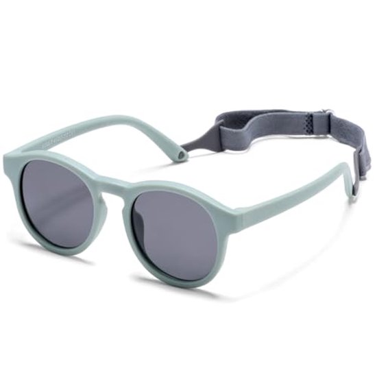 Zonnebril voor Kinderen met Verstelbare Riem - Gepolariseerde Bescherming voor Peuters van BIB-ON
