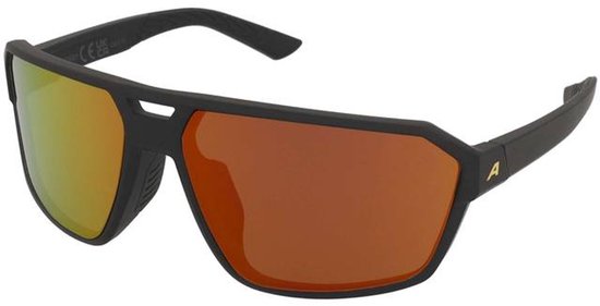 Zonnebrillen Alpina Swift Black Gold Matt/Gold Mirror van Merkloos