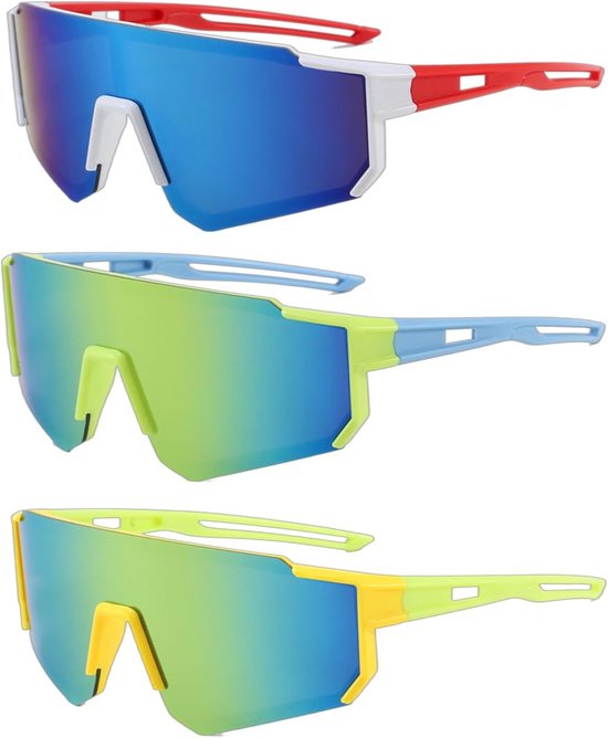 Zonnebrillen voor kinderen, UV400-bescherming, gepolariseerd, voor jongens en meisjes, ideaal voor fietsen, vissen, golf, wandelen, hardlopen, skiën