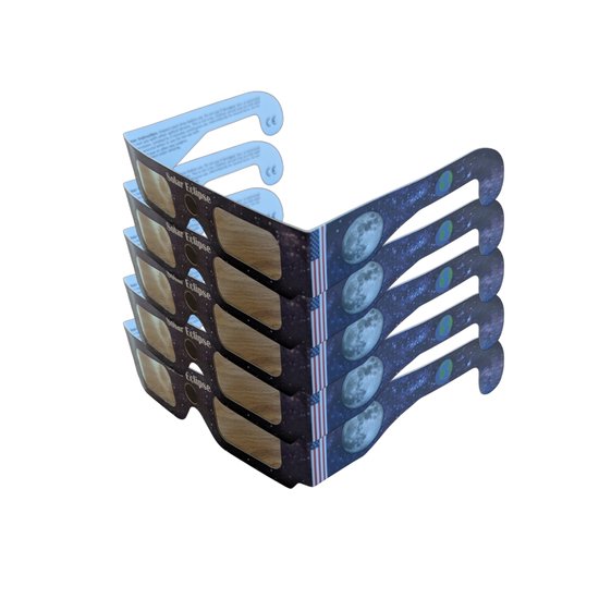 Zonsverduisterings Bril - 5 stuks - Eclips Bril van Merkloos