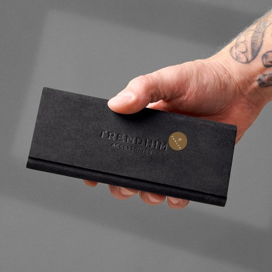 Zwarte Gepolariseerde Browline Zonnebril van Merkloos