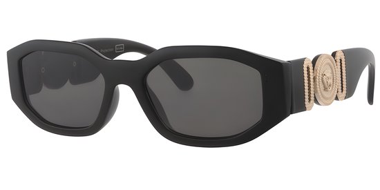Zwarte zonnebril met gouden details – UV400 CE cat.3 – Unisex zonnebril van Merkloos